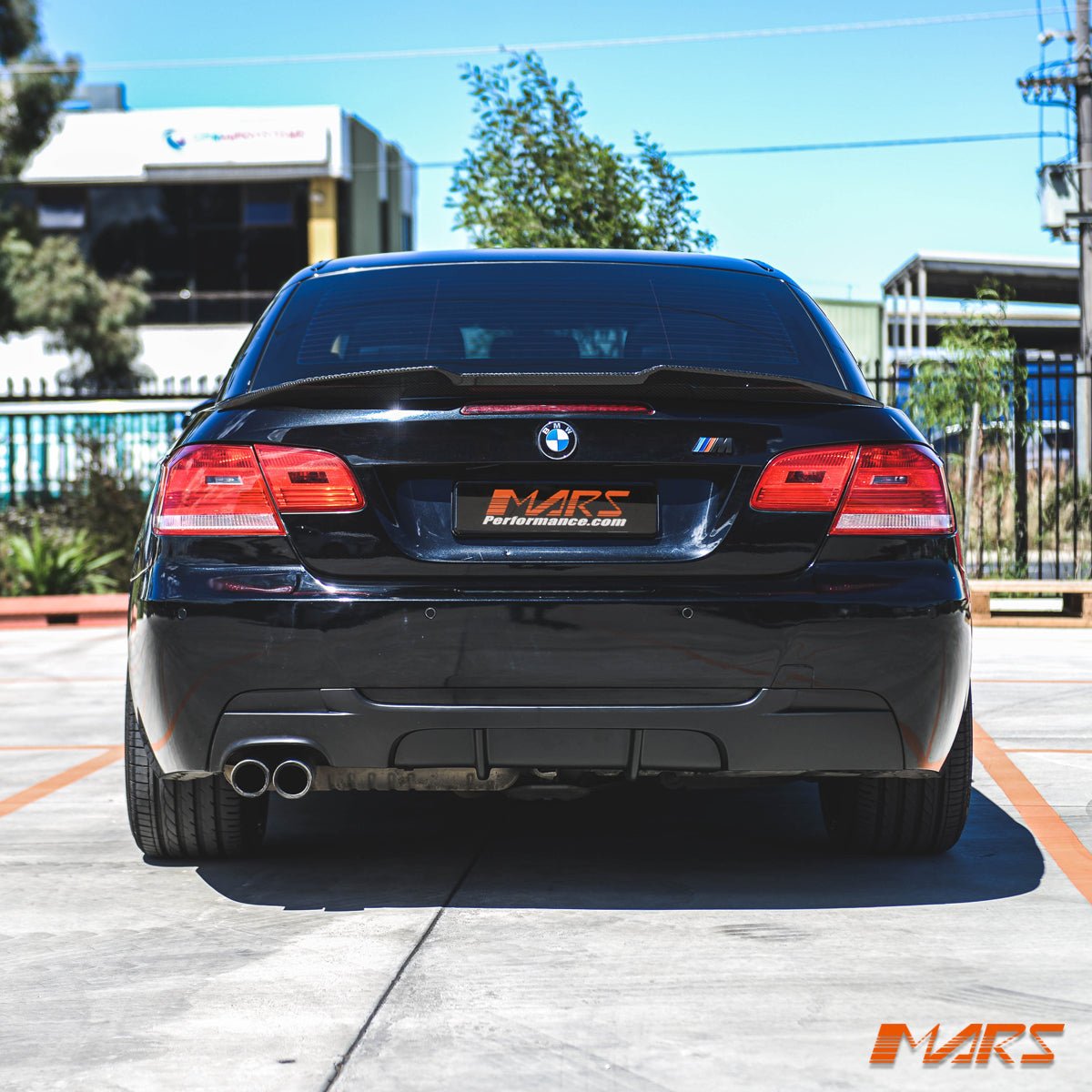 M Tech M Sport style Rear bumper bar Cover Bodykit for BMW 3 Series E92 Coupe & E93 Convertible 323i 320d 325i 330d 335i 2006 - 2013 - Mars Performance