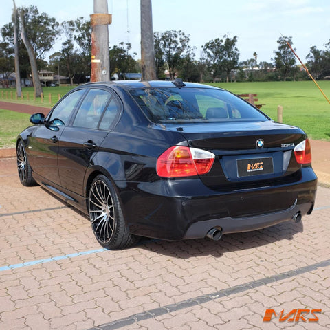 M Tech Sport Style Rear Bumper Bar Bodykit with Twin Exhaust Outlet for BMW 3 Series E90 Sedan 335i 2005 - 2011 - Mars Performance