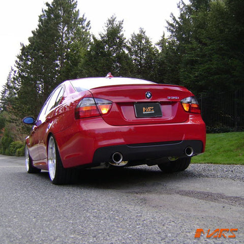 M Tech Sport Style Rear Bumper Bar Bodykit with Twin Exhaust Outlet for BMW 3 Series E90 Sedan 335i 2005 - 2011 - Mars Performance