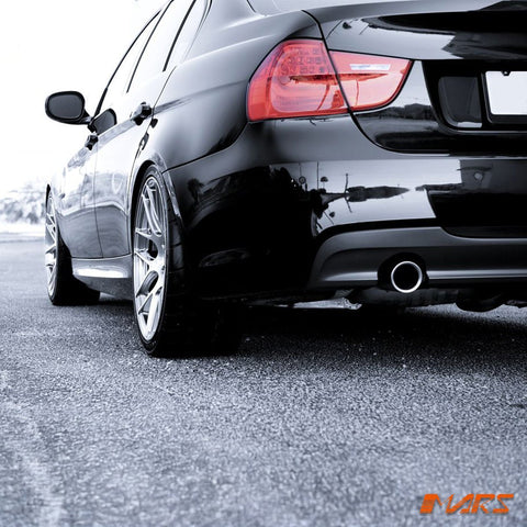 M Tech Sport Style Rear Bumper Bar Bodykit with Twin Exhaust Outlet for BMW 3 Series E90 Sedan 335i 2005 - 2011 - Mars Performance