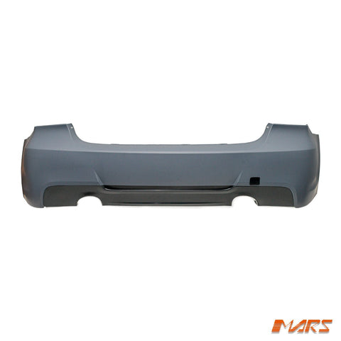 M Tech Sport Style Rear Bumper Bar Bodykit with Twin Exhaust Outlet for BMW 3 Series E90 Sedan 335i 2005 - 2011 - Mars Performance