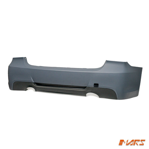 M Tech Sport Style Rear Bumper Bar Bodykit with Twin Exhaust Outlet for BMW 3 Series E90 Sedan 335i 2005 - 2011 - Mars Performance