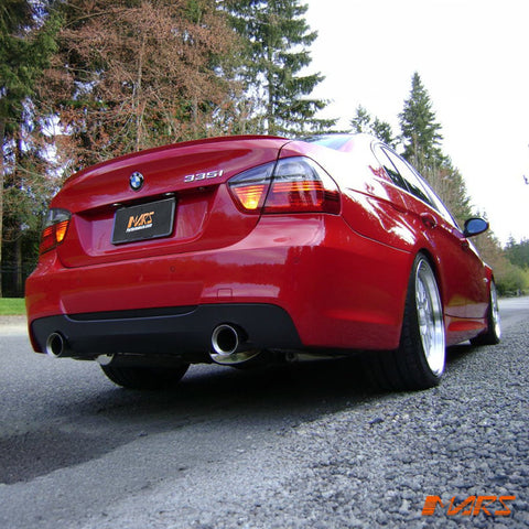M Tech Sport Style Rear Bumper Bar Bodykit with Twin Exhaust Outlet for BMW 3 Series E90 Sedan 335i 2005 - 2011 - Mars Performance