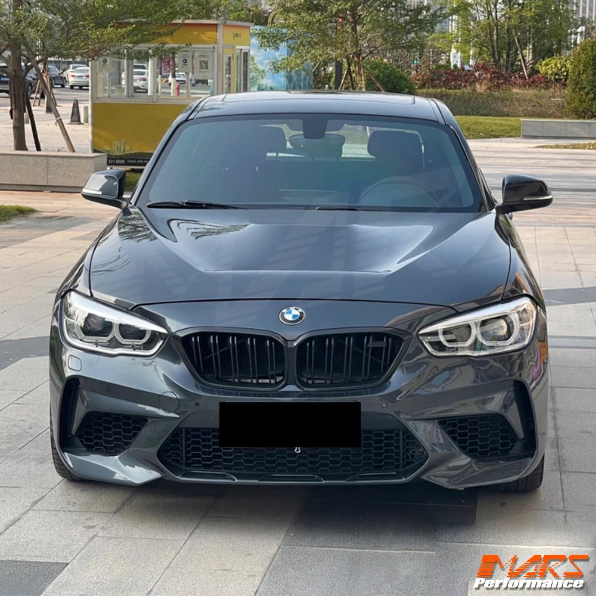 M2 Competition M2C Style Front Bumper bar Bodykit with Grill for BMW 1 Series F20 LCI Hatch 2015 - 2019 - Mars Performance