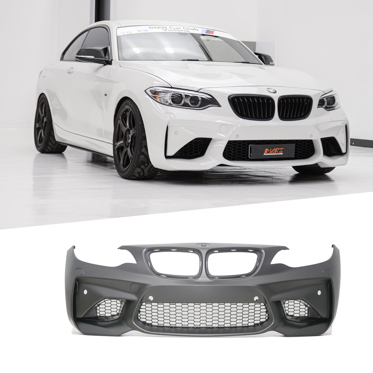 M2 Style Front Bumper bar Bodykit for BMW 2 Series F22 Coupe & F23 Convertible 2014 - 2021 - Mars Performance