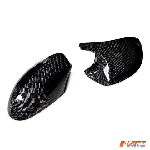 M3 Style Carbon Fibre Replacement Mirror Cap Covers Bodykit for BMW 3 Series E90 E91 E92 LCI & 1 Series E87 E82 E88 LCI - Mars Performance