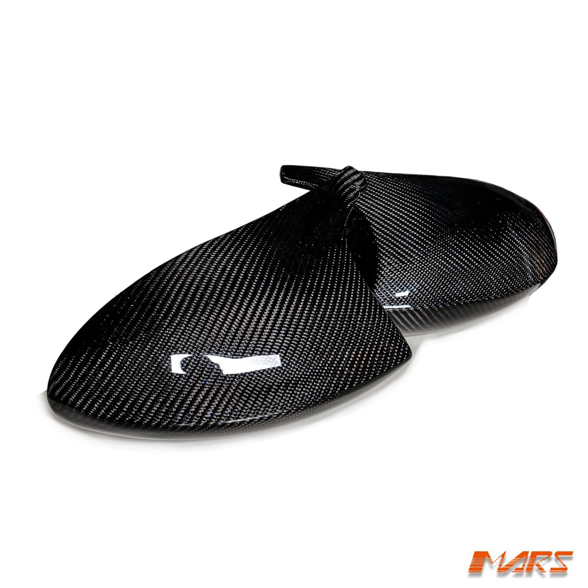 M3 Style Carbon Fibre Replacement Mirror Cap Covers Bodykit for BMW 3 Series E90 E91 E92 LCI & 1 Series E87 E82 E88 LCI - Mars Performance