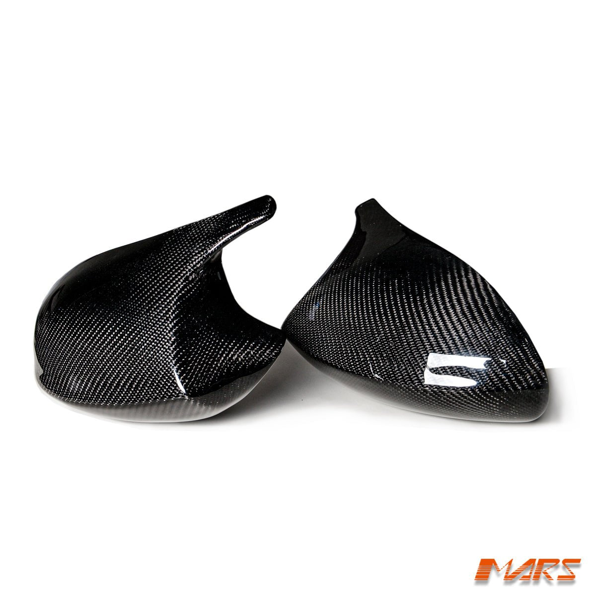 M3 Style Carbon Fibre Replacement Mirror Cap Covers Bodykit for BMW 3 Series E90 E91 E92 LCI & 1 Series E87 E82 E88 LCI - Mars Performance