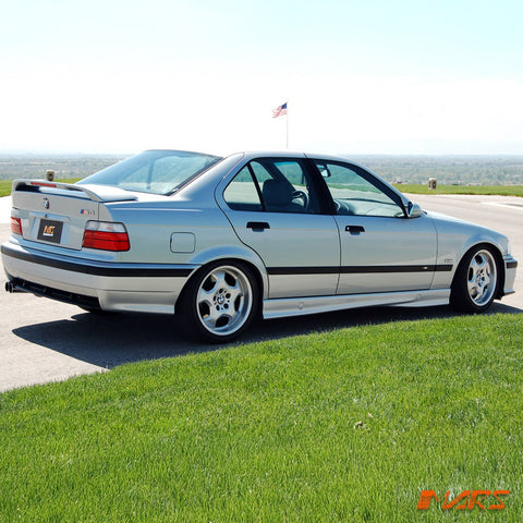 M3 Style Lower Side Skirts Bodykit For BMW E36 3 - Series SEDAN & CONVERTIBLE & COUPE 1991 - 1999 - Mars Performance