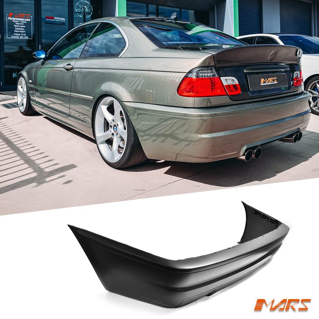 M3 style Rear bumper bar Bodykit for BMW 3-Series E46 2 Doors