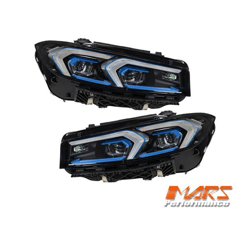 M340i LCI Style Facelift Upgrade Front Bumper Bodykit & Head lights for BMW 3 - Series G20 Sedan & G21 Wagon Pre LCI 2018 - 2022 - Mars Performance