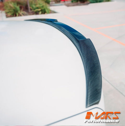 M4 Style Carbon Fibre Rear trunk boot lip Spoiler Wing Bodykit for BMW 3 Series G20 & G80 M3 Sedan 2018 - 2025 - Mars Performance