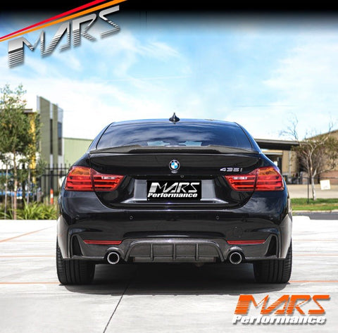 M4 Style Carbon Fibre Rear trunk boot lip Spoiler Wing Bodykit for BMW 4 - Series F36 4 doors Grand Coupe - Mars Performance