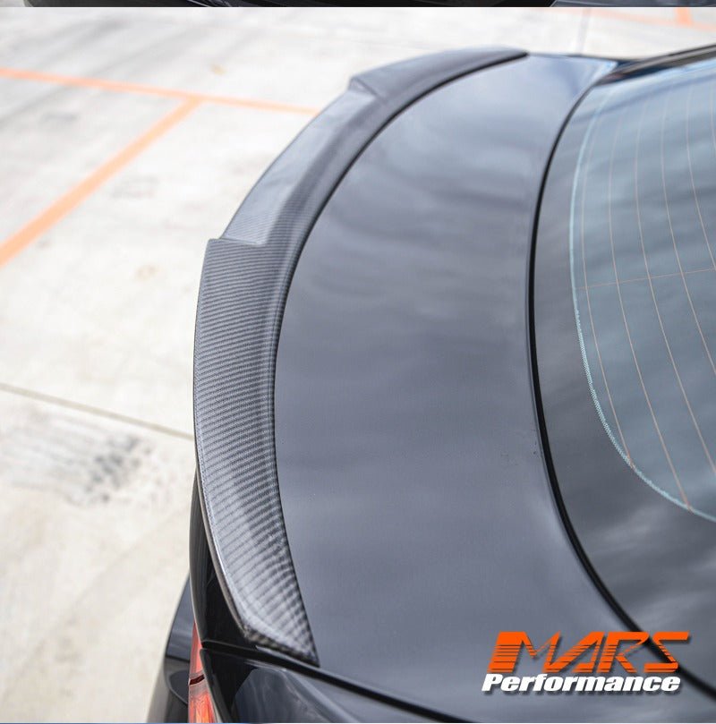 M4 Style Carbon Fibre Rear trunk boot lip Spoiler Wing Bodykit for BMW 4 - Series F36 4 doors Grand Coupe - Mars Performance