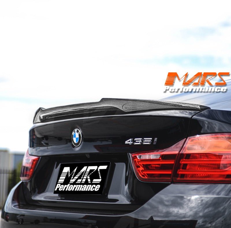 M4 Style Carbon Fibre Rear trunk boot lip Spoiler Wing Bodykit for BMW 4 - Series F36 4 doors Grand Coupe - Mars Performance