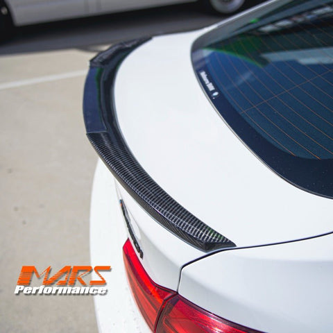 M4 Style Carbon Fibre Rear trunk boot lip Spoiler Wing Bodykit for BMW 4 - Series F36 4 doors Grand Coupe - Mars Performance