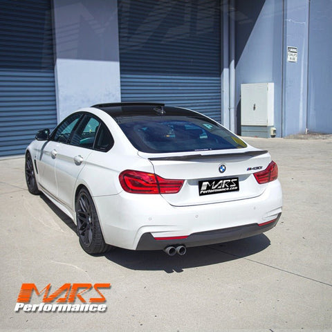 M4 Style Carbon Fibre Rear trunk boot lip Spoiler Wing Bodykit for BMW 4 - Series F36 4 doors Grand Coupe - Mars Performance
