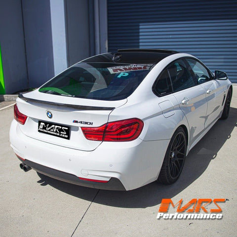 M4 Style Carbon Fibre Rear trunk boot lip Spoiler Wing Bodykit for BMW 4 - Series F36 4 doors Grand Coupe - Mars Performance