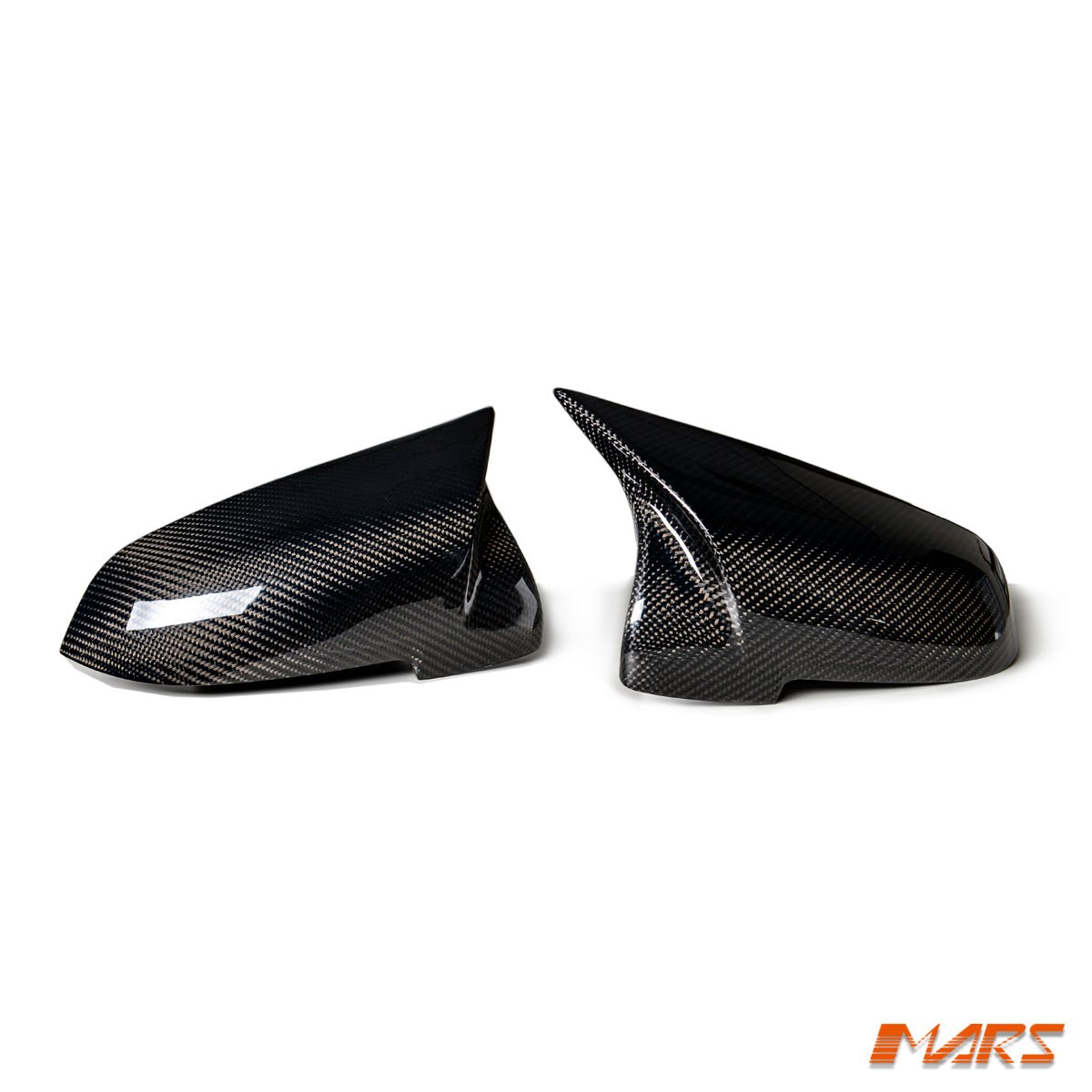 M5 Style Carbon Fibre Replacement Mirror Cap Covers for BMW LCI Update 5 Series F10 F11 & 6 Series F06 F12 F13 & 7 Series F01 F02 - Mars Performance