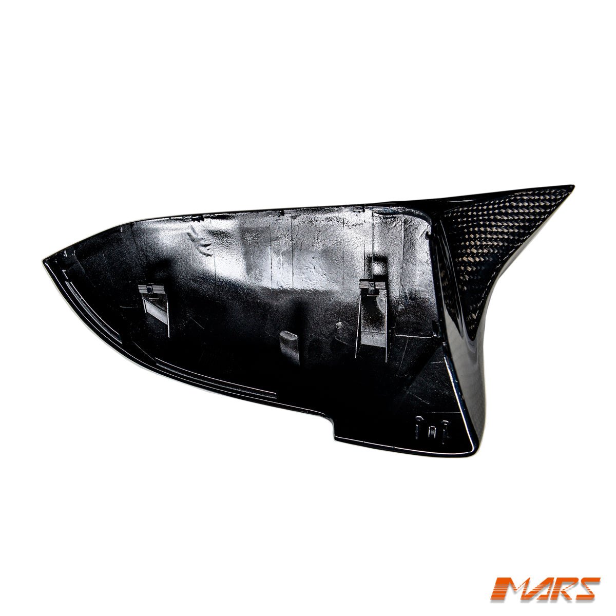 M5 Style Carbon Fibre Replacement Mirror Cap Covers for BMW LCI Update 5 Series F10 F11 & 6 Series F06 F12 F13 & 7 Series F01 F02 - Mars Performance