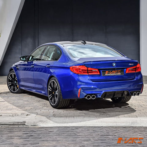 M5 Style Rear Bumper Bar Bodykit with Diffuser for BMW 5 - Series G30 Sedan 2017 - 2023 - Mars Performance