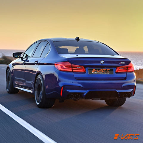 M5 Style Rear Bumper Bar Bodykit with Diffuser for BMW 5 - Series G30 Sedan 2017 - 2023 - Mars Performance