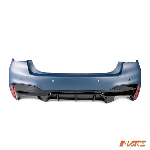 M5 Style Rear Bumper Bar Bodykit with Diffuser for BMW 5 - Series G30 Sedan 2017 - 2023 - Mars Performance