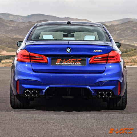 M5 Style Rear Bumper Bar Bodykit with Diffuser for BMW 5 - Series G30 Sedan 2017 - 2023 - Mars Performance
