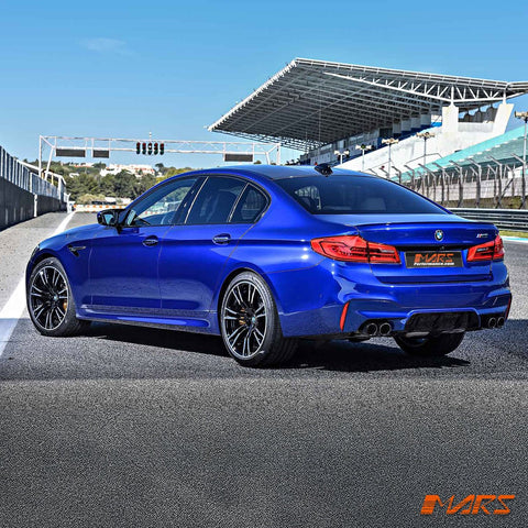 M5 Style Rear Bumper Bar Bodykit with Diffuser for BMW 5 - Series G30 Sedan 2017 - 2023 - Mars Performance
