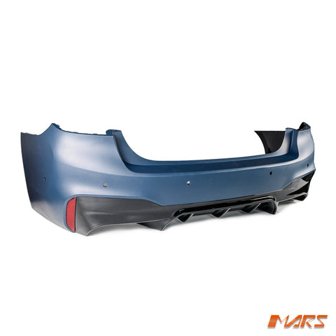 M5 Style Rear Bumper Bar Bodykit with Diffuser for BMW 5 - Series G30 Sedan 2017 - 2023 - Mars Performance