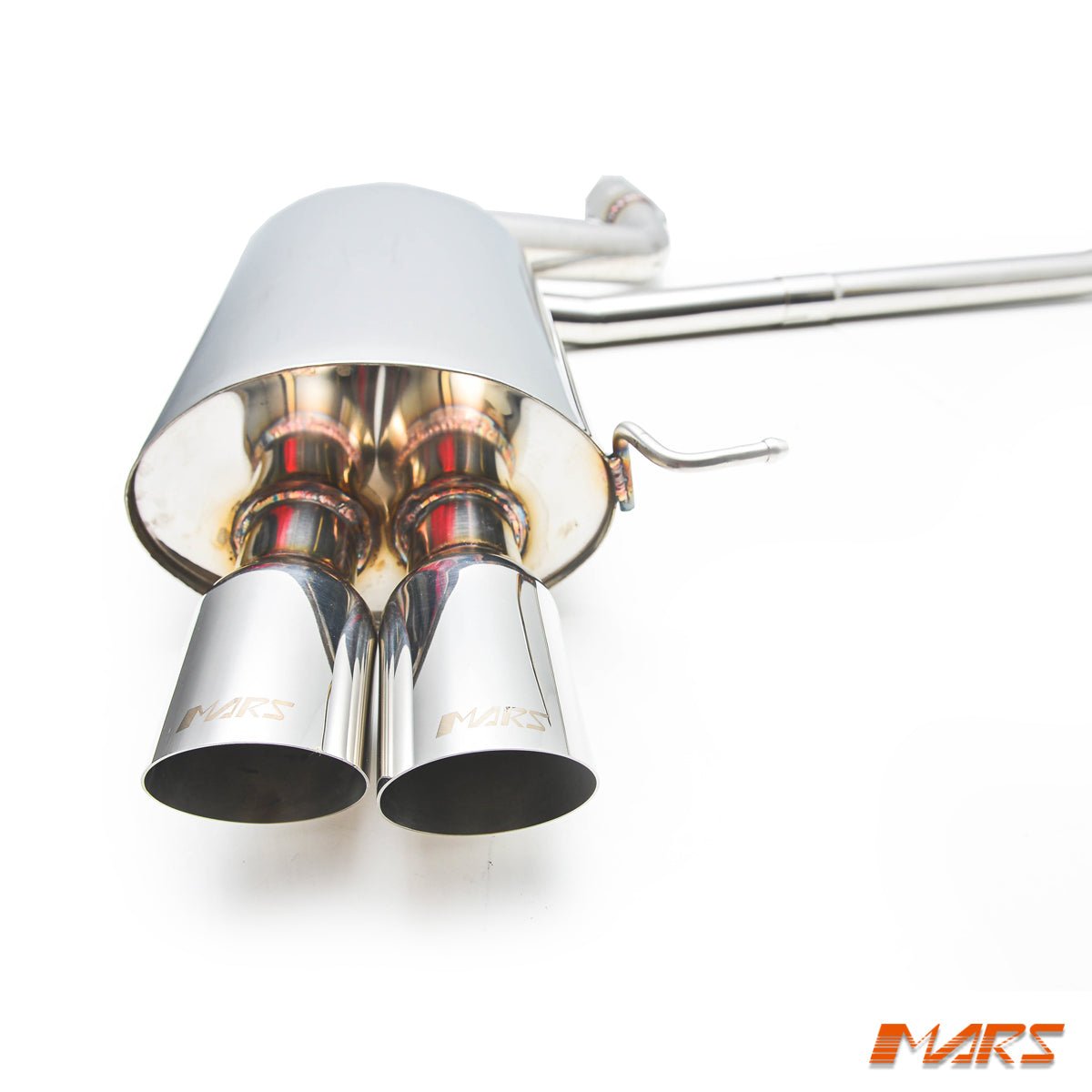 M5 Style Twin Outlet Muffler Exhaust for BMW 5 - Series F10 L6 & 2.0T Models - Mars Performance