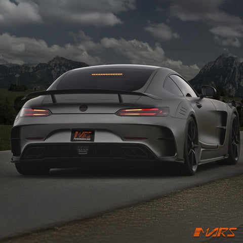 Mansory Style Carbon Fibre Rear Trunk Boot Spoiler Lip Wing Bodykit for Mercedes - Benz AMG GT & GT - S Coupe C190 2016 - 2021 - Mars Performance