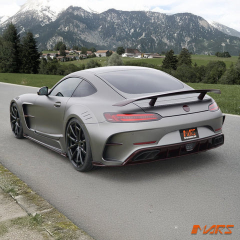 Mansory Style Carbon Fibre Rear Trunk Boot Spoiler Lip Wing Bodykit for Mercedes - Benz AMG GT & GT - S Coupe C190 2016 - 2021 - Mars Performance