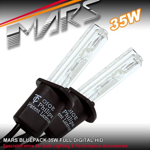 MARS 35W AC HID Xenon Head Lights Bulbs: H1 H3 H4 lo H7 H8 H9 H10 H11 HB3 HB4 - Mars Performance