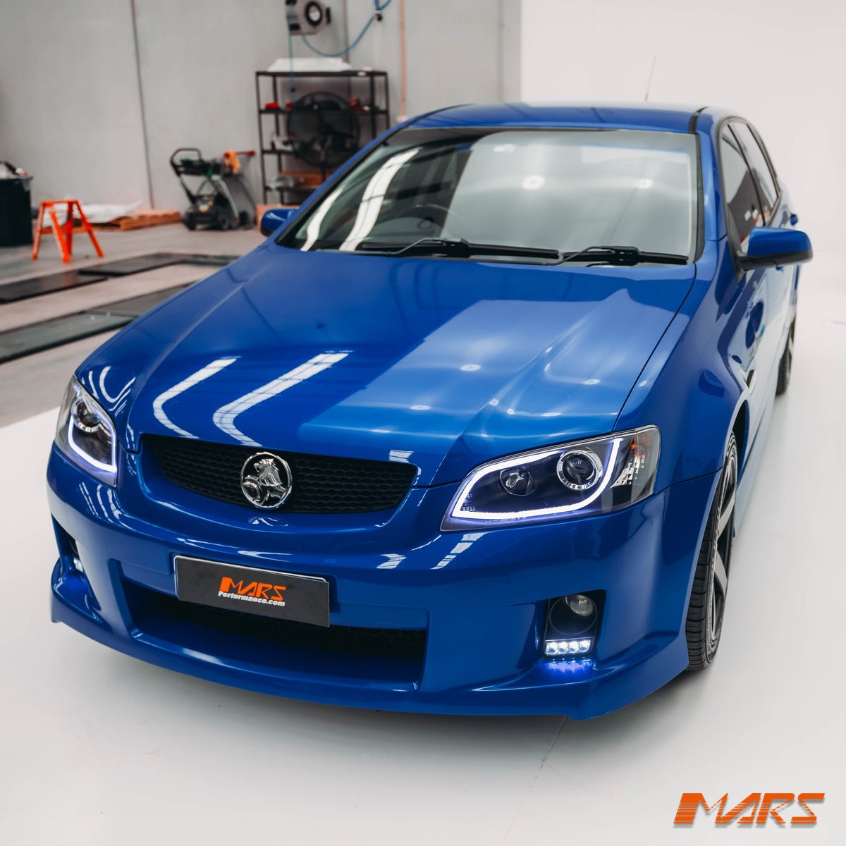 MARS Bumper Bar LED DRL Day - Time Fog Lights Cover for Holden Commodore VE Series 1 SS SV6 SSV - Mars Performance
