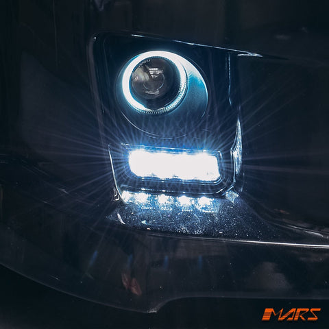 MARS Bumper Bar LED DRL Day - Time Fog Lights Cover for Holden Commodore VE Series 1 SS SV6 SSV - Mars Performance