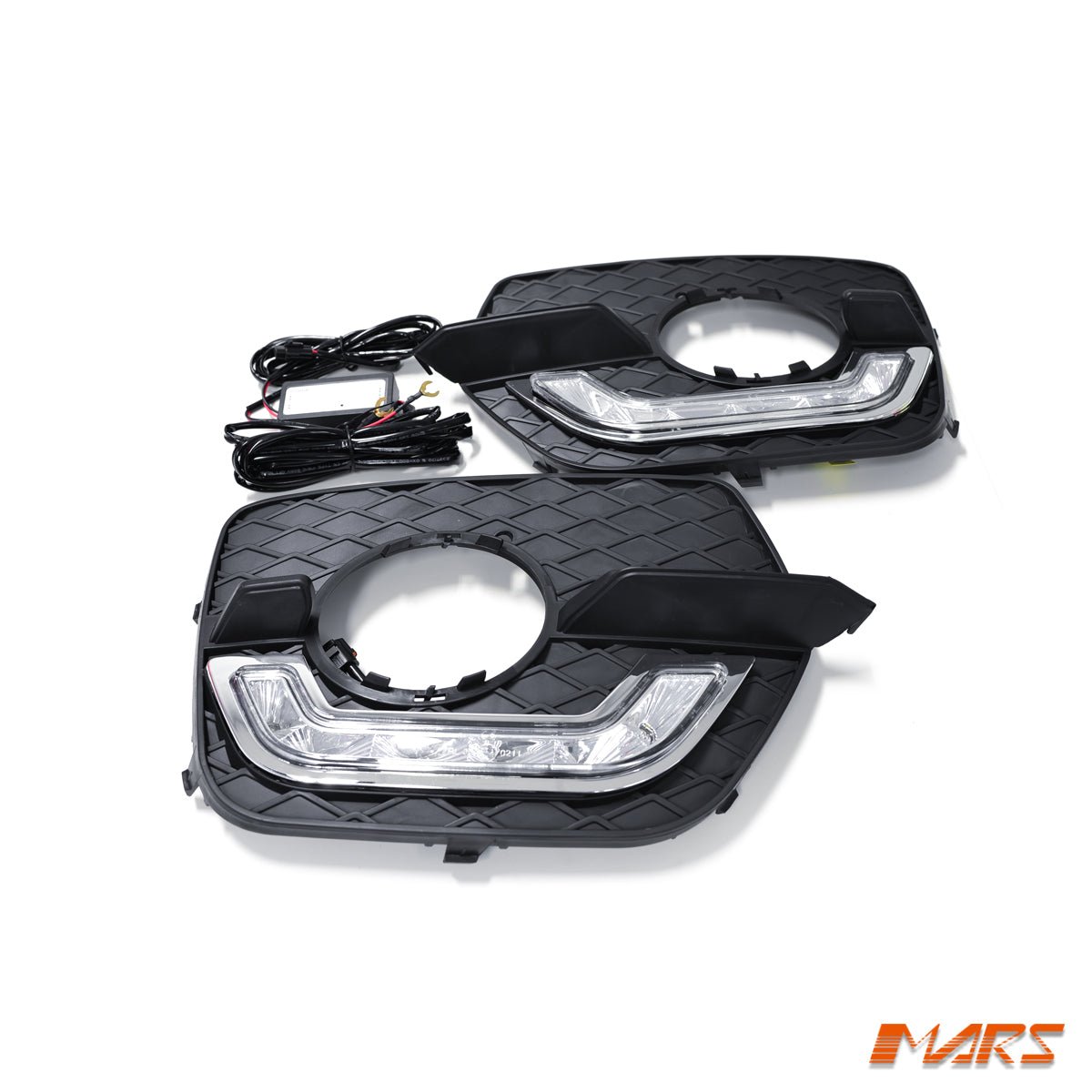 MARS Bumper Bar LED DRL Day - Time Fog Lights Cover Grille for BMW X6 E71 2008 - 2014 - Mars Performance