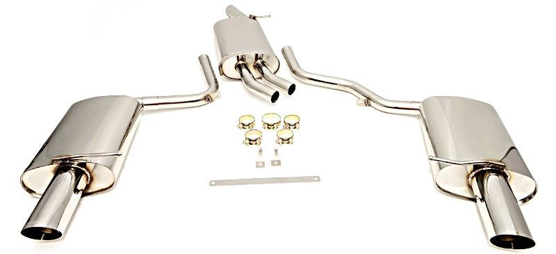 MARS Dual Outlet Twin Muffler Exhaust Catback System for AUDI A4 B6 B7 1.8T 2.0T - Mars Performance