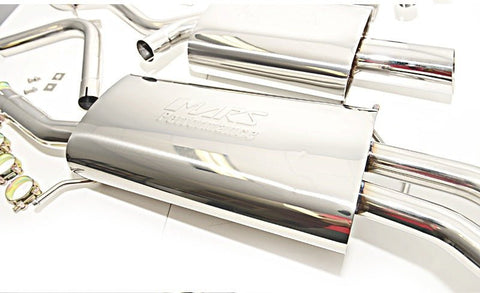 MARS Dual Outlet Twin Muffler Exhaust Catback System for AUDI A4 B6 B7 1.8T 2.0T - Mars Performance