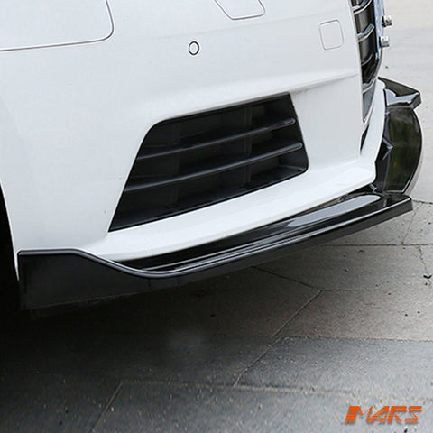 MARS Gloss Black Front Bumper Bar Lip Spoiler Bodykit for AUDI A4 B9 Sedan & Avant 2016 - 2018 - Mars Performance