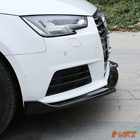 MARS Gloss Black Front Bumper Bar Lip Spoiler Bodykit for AUDI A4 B9 Sedan & Avant 2016 - 2018 - Mars Performance