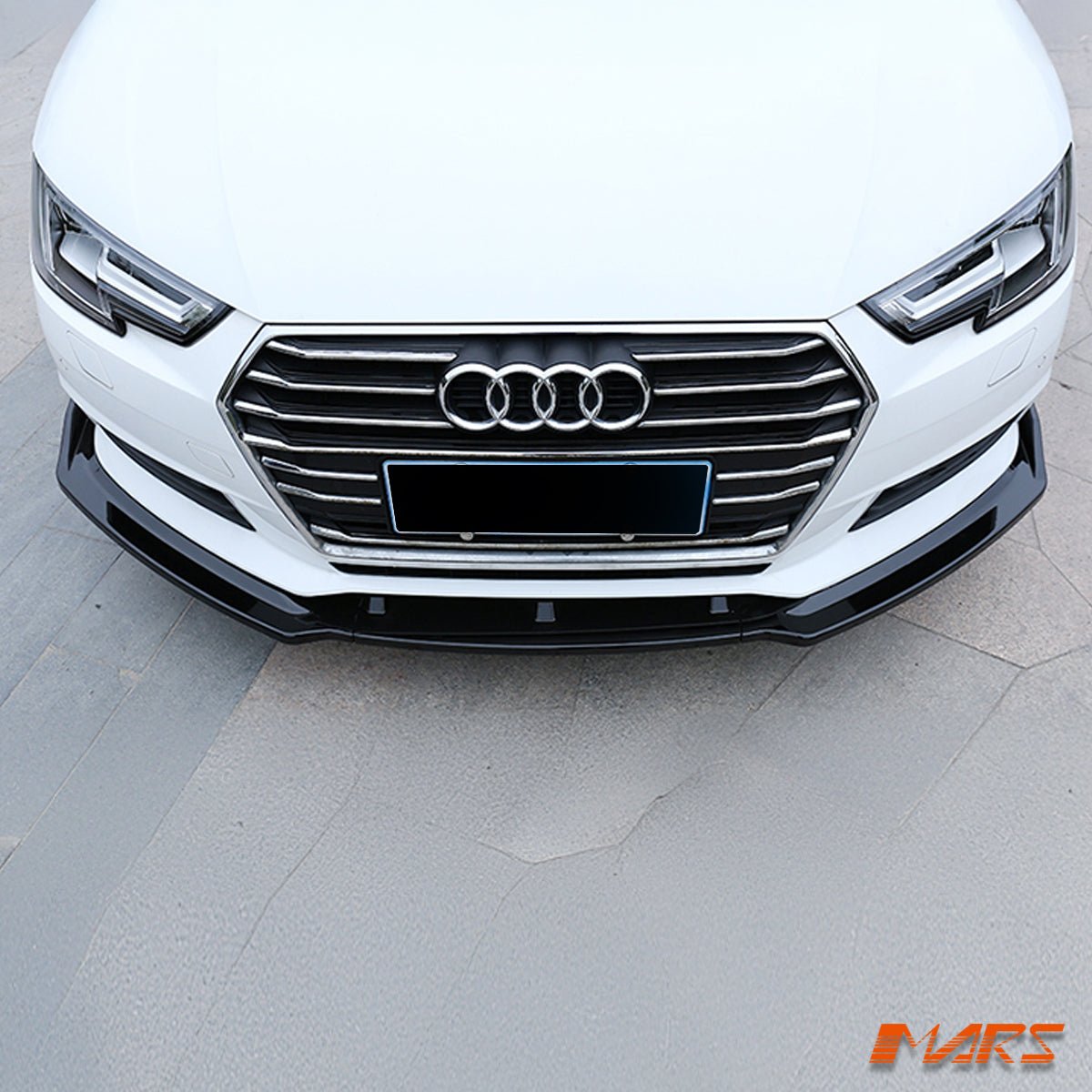 MARS Gloss Black Front Bumper Bar Lip Spoiler Bodykit for AUDI A4 B9 Sedan & Avant 2016 - 2018 - Mars Performance