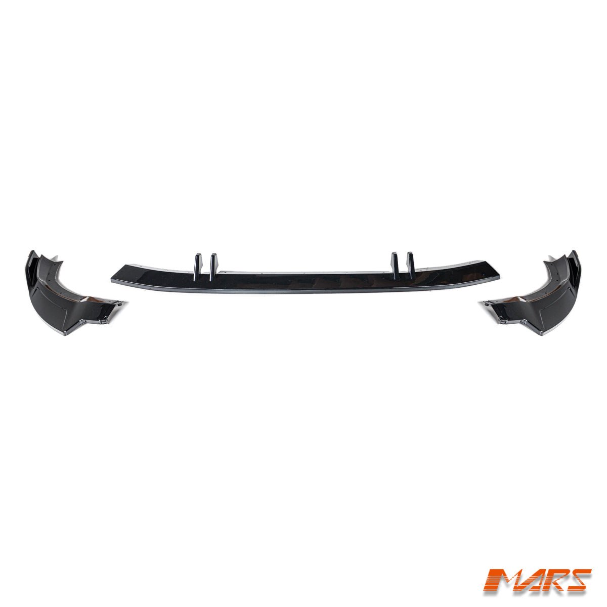 MARS Gloss Black Front Bumper Bar Lip Spoiler Bodykit for AUDI B9 S4 & A4 S - line Sedan Avant 2020 - 2024 - Mars Performance