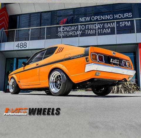 MARS JDM MP - 30 16x9 Inch Gloss Black with Polished Deep Dish Alloy Wheels Rims - Mars Performance