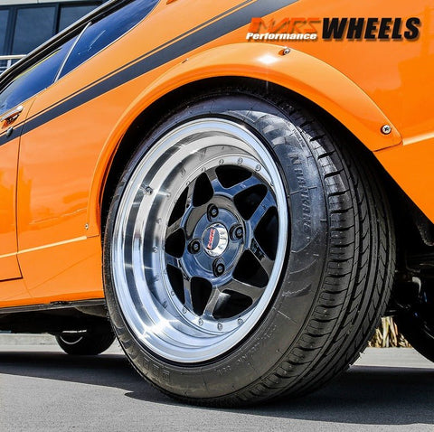 MARS JDM MP - 30 16x9 Inch Gloss Black with Polished Deep Dish Alloy Wheels Rims - Mars Performance