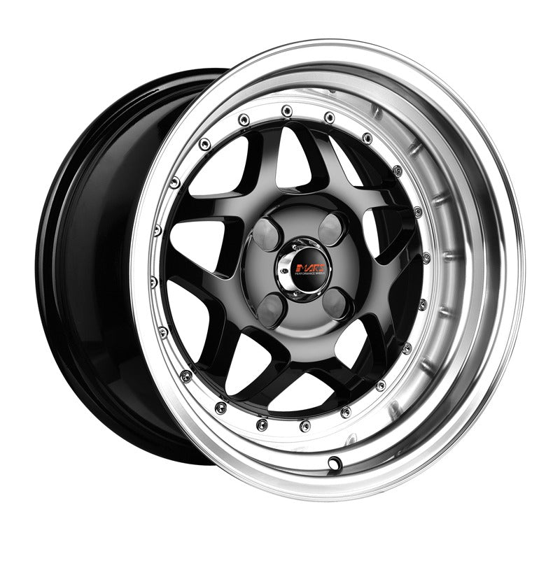 MARS JDM MP - 30 16x9 Inch Gloss Black with Polished Deep Dish Alloy Wheels Rims - Mars Performance