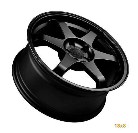 MARS JDM MP - 37 18 Inch Matt Black JDM Concave Stag Alloy Wheels Rims - Mars Performance