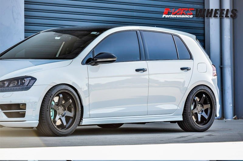 MARS JDM MP - 37 18 Inch Matt Black JDM Concave Stag Alloy Wheels Rims - Mars Performance
