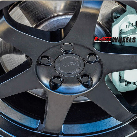 MARS JDM MP - 37 18 Inch Matt Black JDM Concave Stag Alloy Wheels Rims - Mars Performance