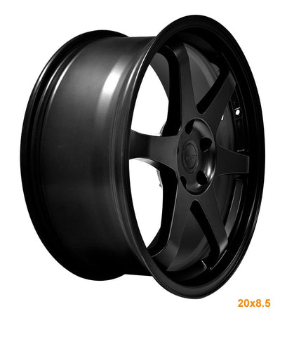 MARS JDM MP - 37 20 Inch JDM Matt Black Stag Concave Alloy Wheels Rims - Mars Performance